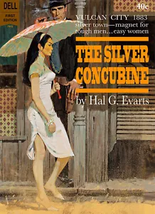 The Silver Concubine Paperback Cover A1 Retro High Quality Canvas Print - Picture 1 of 1