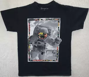 Camiseta Floral Astronaut Spaceman The Public Eye Mediana Negra - Imagen 1 de 8