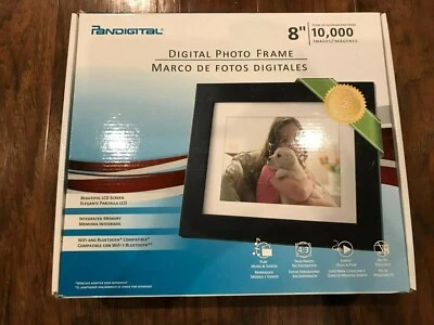 Pandigital 8" Digital Photo Frame Store Up To 10,000 Images Brand New Sealed! - Image 1 of 4