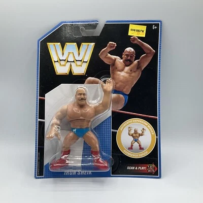 IRON SHEIK WWE SERIES 8 RETRO ACTION FIGURE BRAND NEW MATTEL 2019. - Image 1 of 2