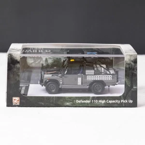 DCM 1/64 Scale Land Rover Defender 110 High Capacity Pick up Diecast Car Model - Picture 1 of 6