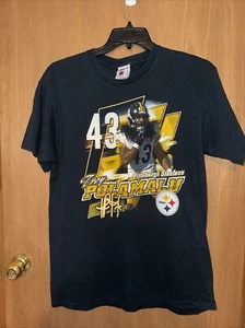 Y2k Troy Polamalu Steelers Shirt Huge Graphic Print NFL #43 Size L 2000’s Nice! - Picture 1 of 10