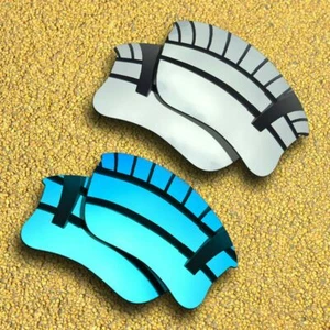 US 2 Pairs Polarized Lenses Replacement for-Oakley Flak Jacket XLJ-Silver&Blue - Picture 1 of 7