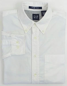 Authentic GAP The Big Oxford White Casual Shirt. L(51.3' Chest) New &Shop Soiled - Picture 1 of 11
