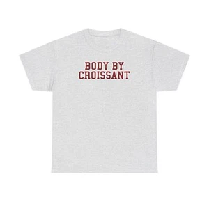 Croissant Shirt Geschenke T-Shirt Rundhalsausschnitt kurzärmelig - Bild 1 von 3