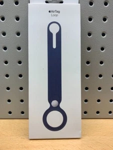 Apple AirTag Leather Loop Deep Navy - Picture 1 of 2