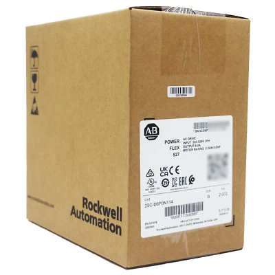 Nuevo Alllen-Bradley 25C-D6P0N114 PowerFlex 527 2,2 kW / 3 HP accionamiento de CA Foto 1 de 4