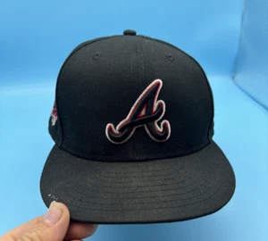 Atlanta braves 1995 World Series Hat 7 1/2 New Era Myfitted Hat Club Goopertown - Picture 1 of 7