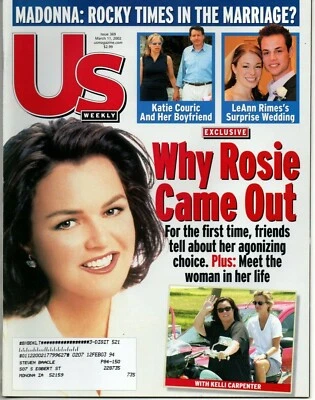 US Weekly Magazine March 11 2002 Rosie O'Donnell Jennifer Connelly - Image 1 of 3
