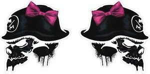 METAL MULISHA DECAL PAIR #11  Sticker, Truck Trailer Moto Car Window Wall Art - Picture 1 of 1