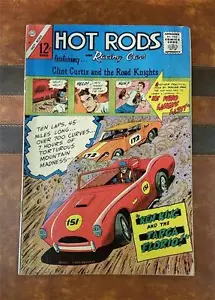 FUMETTO HOT RODS e AUTO DA CORSA n.78 ARGENTO CHARLTON MAR 1966 12c * PISTA SPORCA - Foto 1 di 1