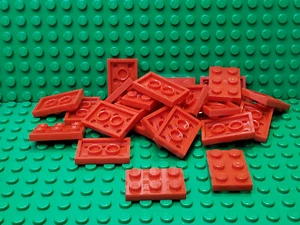 ** LOTE 25 CT ** Lego NUEVO rojo 2 x 3 piezas de placa Lote de 25 - Imagen 1 de 1