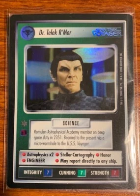 2000 Decipher Star Trek Reflections Topper Dr. Telek R'Mor Sealed Free Shipping - Image 1 of 2