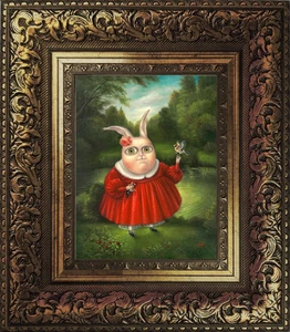 Bird-Catcher-2. Framed print on canvas - Picture 1 of 9