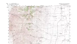 Paradise Valley Quadrangle, Nevada 1958 Topo Map USGS 15 Minute Topographic - Picture 1 of 2