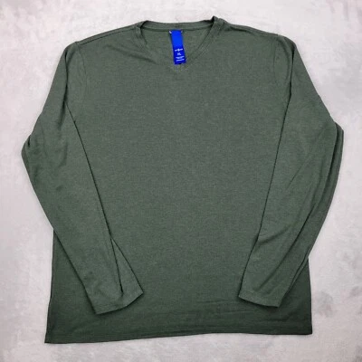 Blusa Camisa Kit and Ace Top Mujer XL Manga Larga Cuello en V Verde Oliva Oscuro Adulto Foto 1 de 4