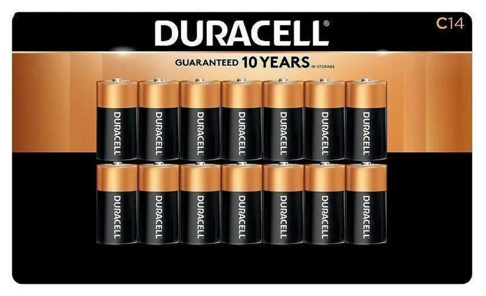 Duracell Alkaline C Batteries | Long Lasting Power CopperTop All Purpose C - Image 1 of 1