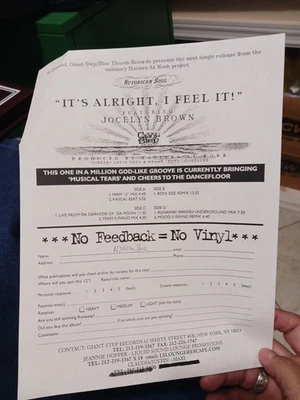 NYRICAN SOUL FEATURING JOCELYN BROWN.ULTRA MEGA RARE...2 X LP..NO LABEL  OR YEAR - Image 1 of 4