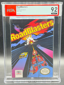 RoadBlasters Nintendo NES OVAL SOQ sigillato nuovo PSA 9.2 A+ NON CLASSIFICATO WATA