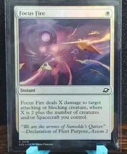 Focus Fire C 0018 Edge of Eternities Foil Magic the Gathering - Picture 1 of 2