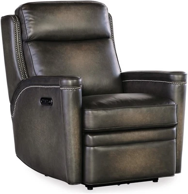 Hooker Furniture SS116-PHZ1 Hamilton 32"W reclinable de cuero - Castillo Sarzana Foto 1 de 4