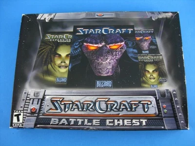 StarCraft Battle Chest w/ Brood War Expansion 1999 Blizzard Windows PC COMPLETE - Image 1 of 4