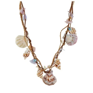 Hawaiian Casual Shell Necklace Chain Handmade Clavicle Necklace Neck Decor - Picture 1 of 12