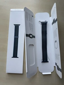 Apple Sport Loop Armband 45mm für Watch Series 7, 8, 9, Ultra - Sturmblau w.NEU - Zdjęcie 1 z 3