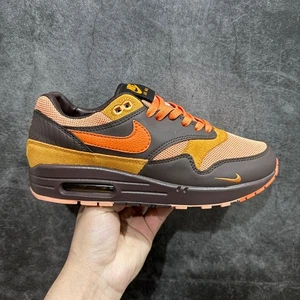 Nike Air Max 1 brown retro sports comfortable men's shoes - Picture 1 of 9