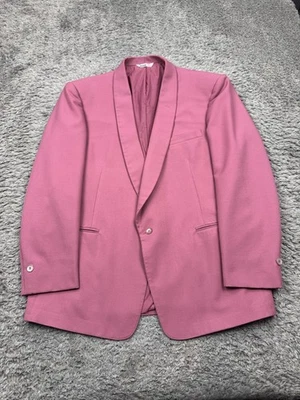 Miami Vice After Six Blazer Men 46L Flamingo Pink Formal Tuxedo Jacket Made USA - Image 1 of 4