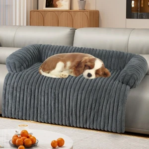 Luxurious Dog Couch Bed, Washable Calming Dog Couch Cover, Removable Couch Pr... - Bild 1 von 8
