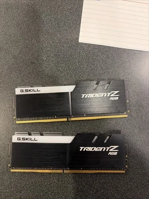 G. SKILL TridentZ RGB 32GB (2 x 16GB) PC4-25600 (DDR4-3200) Memory... - Image 1 of 2