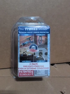 Paquete de 2 Freeze Miser - Protección contra congelación de grifo para exteriores - Ahorra agua ¡ENVÍO RÁPIDO!! - Imagen 1 de 4