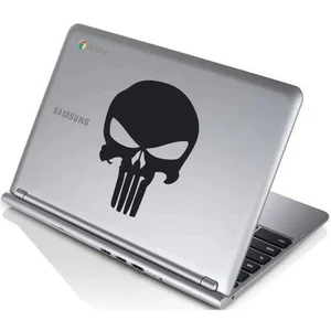 Pegatina de parachoques/teléfono/portátil con logotipo de superhéroe Punisher Skull - Imagen 1 de 24