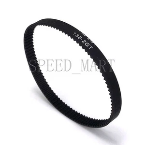 GT2 Timing Belt Annular Loop Geared Rubber 6mm Width 2mm Pitch 188-2GT - Picture 1 of 2
