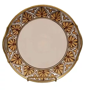 Nippon Japan Handpainted Porcelain Dish Marked M Morimura Bros, ca 1910 9.5" EUC - Picture 1 of 14