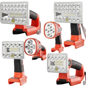 Cordless LED Work Light for Black and Decker 14.4-20V Li-ion Battery Flashlight - Picture 1 of 18