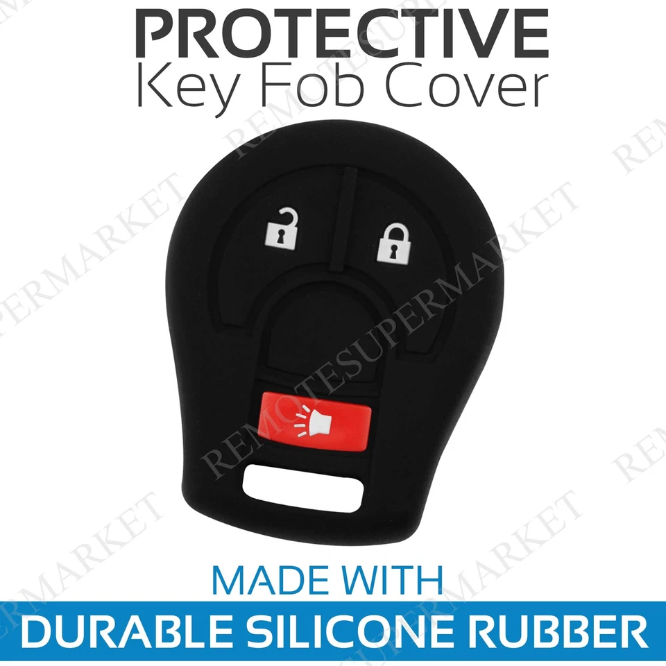 Key Fob Cover For 2003 2004 2005 2006 Nissan 350Z Remote Case Skin Jacket Foto 1 de 1