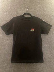 Vans Off The Wall X Santa Cruz Collab Men's Black Graphic T-Shirt Size Small - Picture 1 of 12