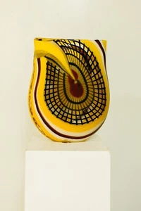 ARNOLFO - Original Murano Vase by Afro Celotto | Art Vase | Luxury Home Decor - Picture 1 of 7