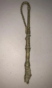 Authentic Indonesian Nusantara 8” Dragon Head Brass Metal - Picture 1 of 4