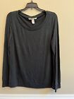 Victoria's Secret Light Weight Lounge / Sleep Top Color Black Size Small NWOT