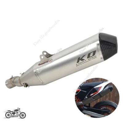 Tubo de escape medio corredizo modificado para DUKE 690 Enduro R 690SMC R 2008-2018 Foto 1 de 4