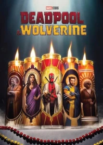 Deadpool & Wolverine (Deadpool 3) Película - Tarjeta Promocional 4 - Jackman Reynolds - Imagen 1 de 2