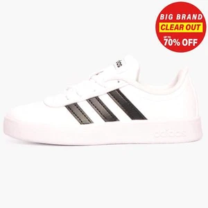 Adidas VL Court 2.0 Clásico Junior Niños Retro Informal Tenis Entrenadores Reino Unido 10.5 O - Imagen 1 de 5