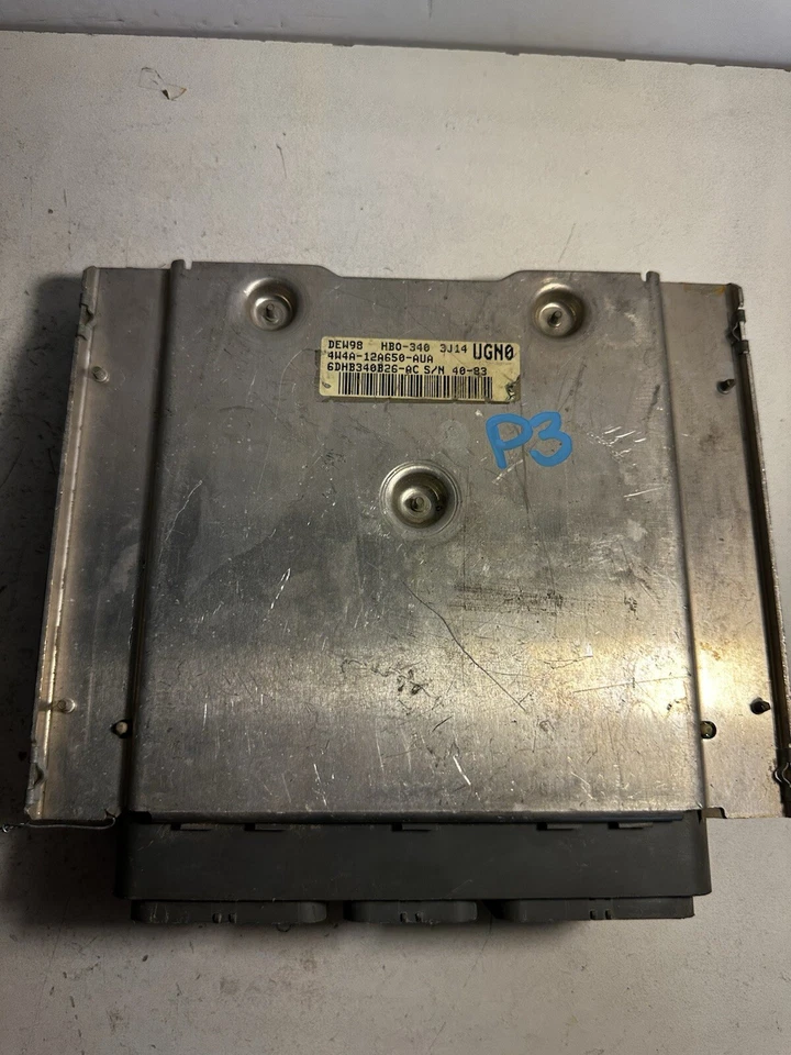 2003-2004 Lincoln LS 3.9L V8 ECU ECM PCM Engine Computer 4W4A-12A650-AUA - Image 1 of 3