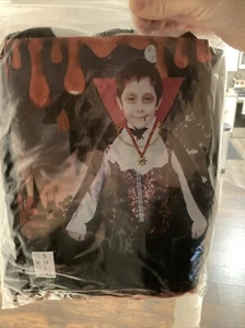 Boys kids Vampire Halloween Costume, Gothic/Dracula Vampire Size M - Picture 1 of 9