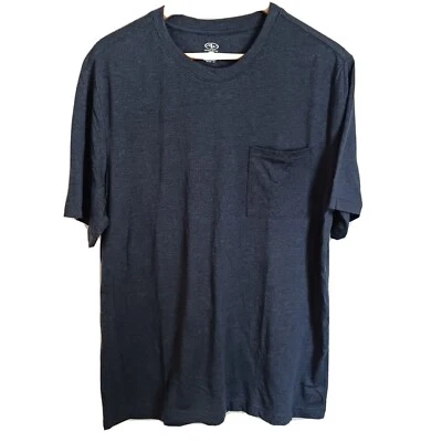 Athletic Works Mens Blue Short Sleeve Crew Neck Casual T Shirt Size L 42-44 - Image 1 of 4