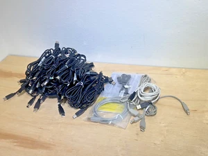 Lot of (30) | USB-A to USB-B | Printer Scanner Device Cables | Most 6-ft | USED - Picture 1 of 6