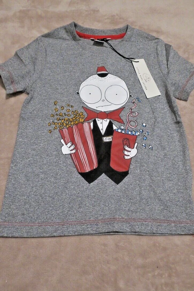 Little Marc Jacobs Boys Mr Marc Graphic T-Shirt Size 6 - Image 1 of 4